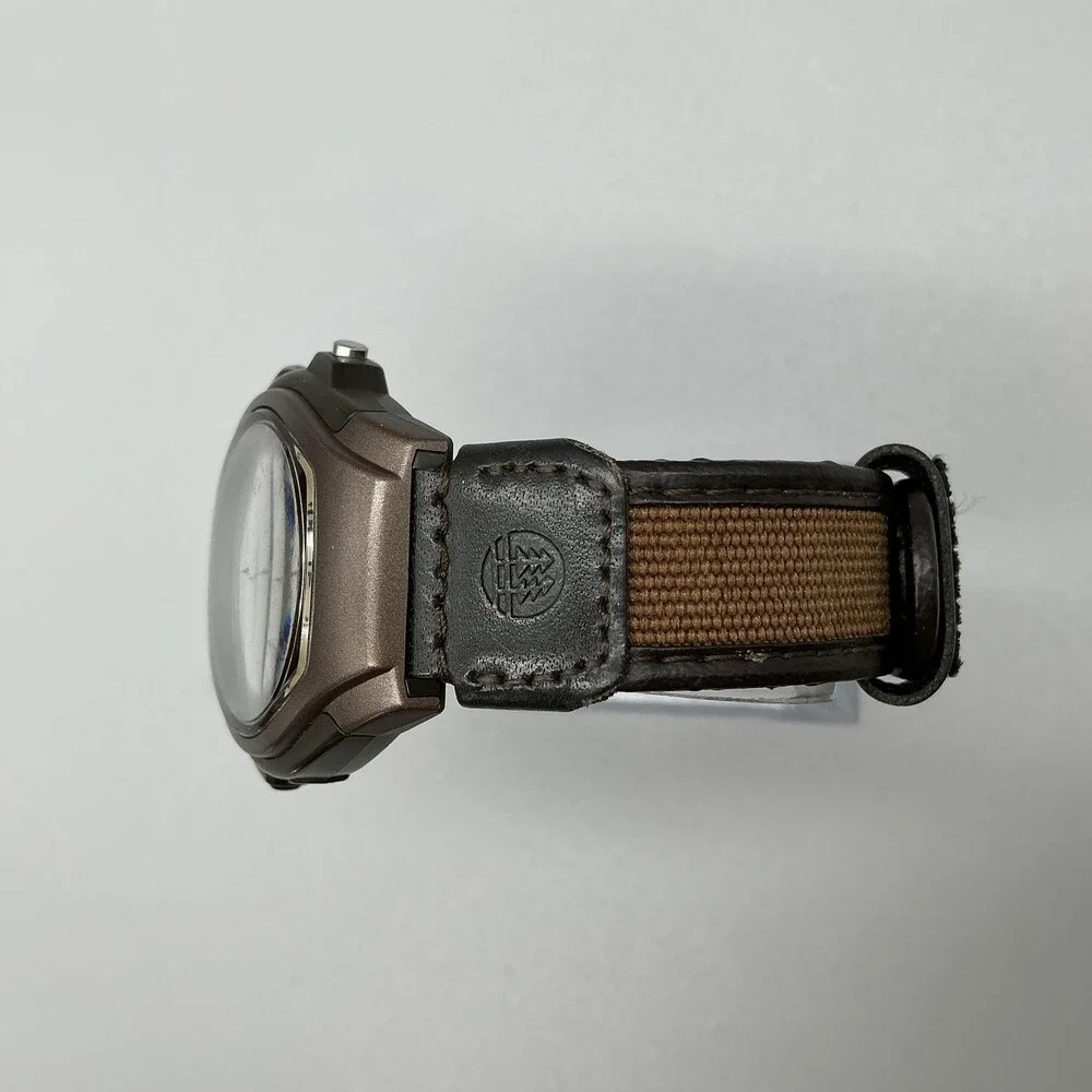 Casio Forester 5155 FT-600W Mens Watch 37mm Brown Leather Backlight New Battery